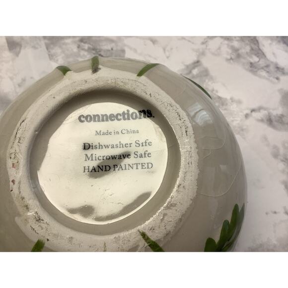 "Tea For One" 3 Piece Hand Painted Spring Floral Tea Pot - Vintage - Picture 7 of 7